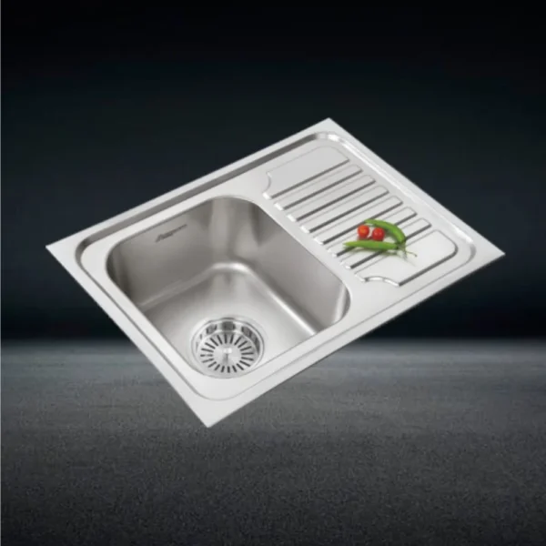 214 SINGLE BOWL WITH DRAIN BOARD
