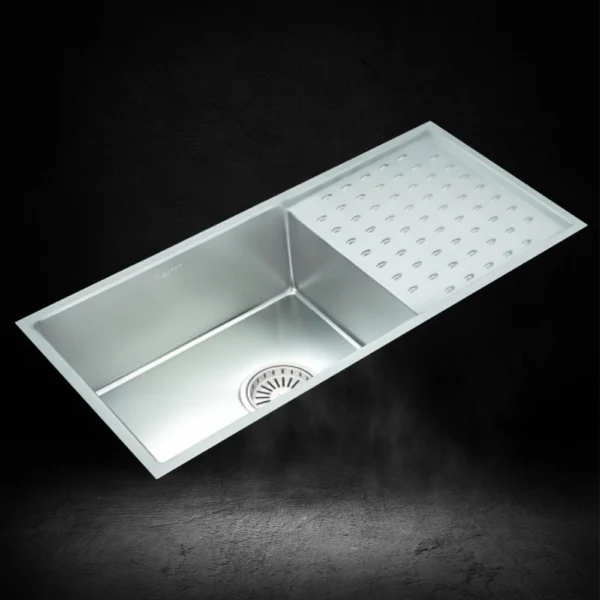 PS723DB SINGLE BOWL SINK WITH DRAIN BOARD