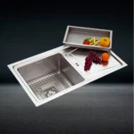 SS801SP Single Bowl Sink with Drainboard (860 X 510mm/ 34 X 20)