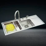Double Bowl Kitchen Sink with Drain Board- SS813XL 