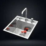 Handmade Single Bowl Kitchen Sink- US1400SS 
