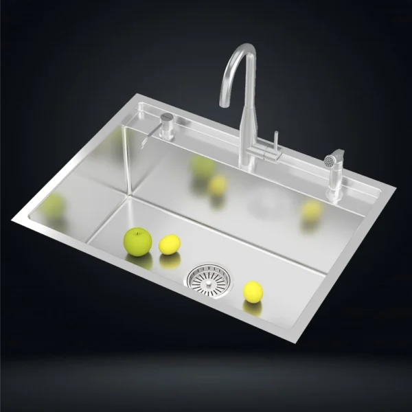US1403SS Handmade Single Bowl Sink (685 X 510mm / 27 X 20)