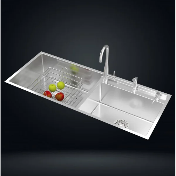 US1414DSHandmade Double Bowl Sink