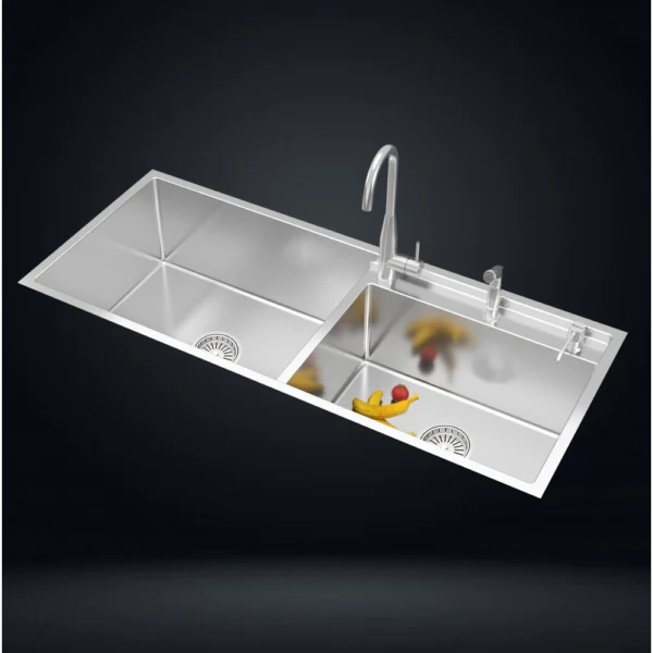 US1415DSHandmade Double Bowl Sink