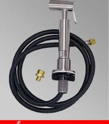 Kitchen Sink Hand Shower – Stainless Steel Handheld Spray with Flexible Hose | Easy Cleaning & Rinsing | AHS1012