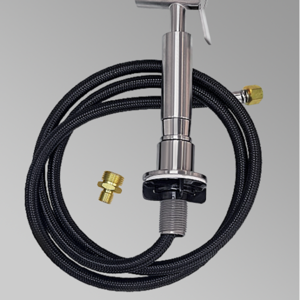 AHS102 – Hand Shower for Kitchen Sink Kitchen Sink Hand Shower – Stainless Steel Handheld Spray with Flexible Hose | Easy Cleaning & Rinsing | AHS1012