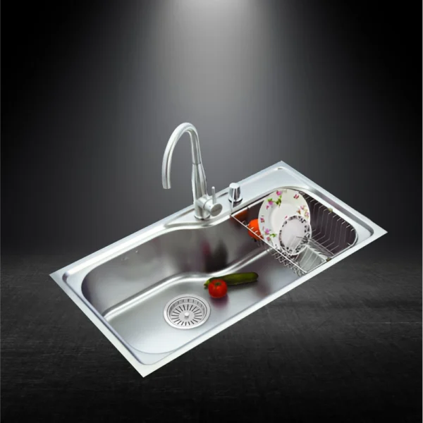 LS112SP SINGLE BOWL KITCHEN SINK (875 X 510mm/ 34 X 20)