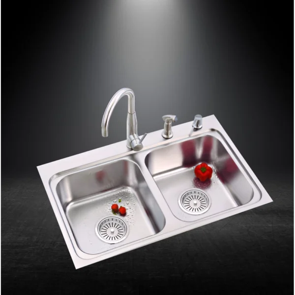 LS336XD DOUBLE BOWL SINK