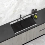 MS1510DS DOUBLE BOWL SINK WITH GLASS LID