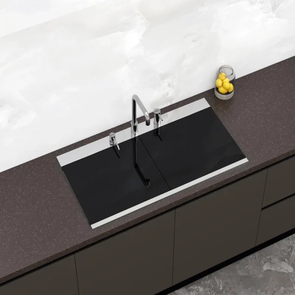 MS1511DS DOUBLE BOWL WITH GLASS LID