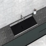 MS1512DS DOUBLE BOWL SINK WITH GLASS LID