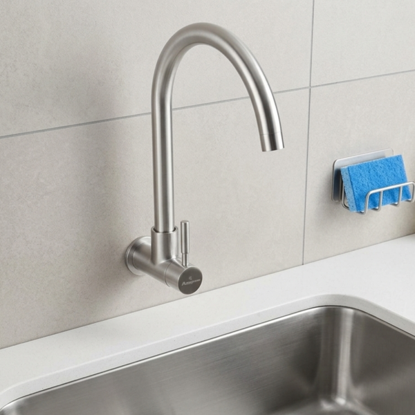 Anupam- Wall Mounted Cold Water Sink Faucet (MODEL: SS1114)