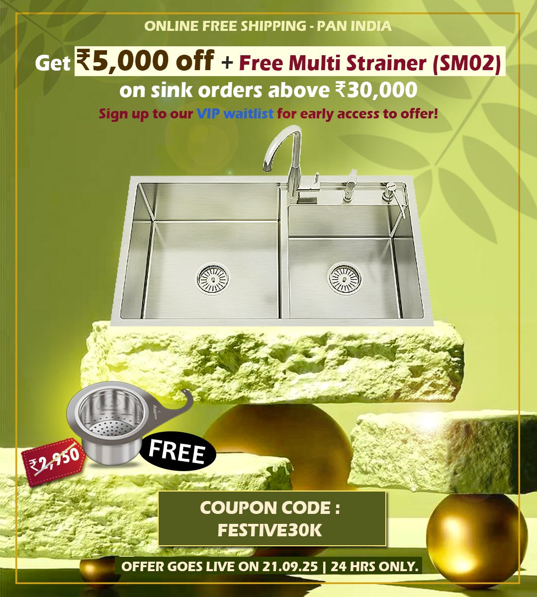 Anupam Sink discount