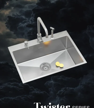 TS604SS Single Bowl Kitchen Sink (685 x 510mm / 27 x 20)