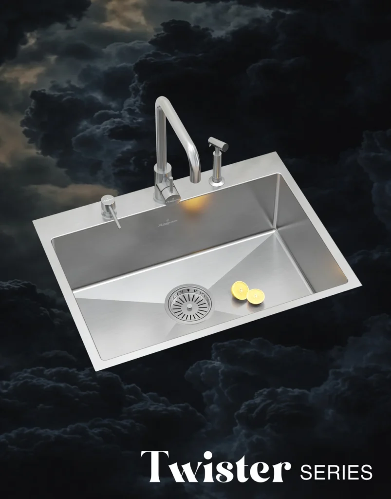 TS604SS Single Bowl Kitchen Sink (685 x 510mm / 27 x 20)