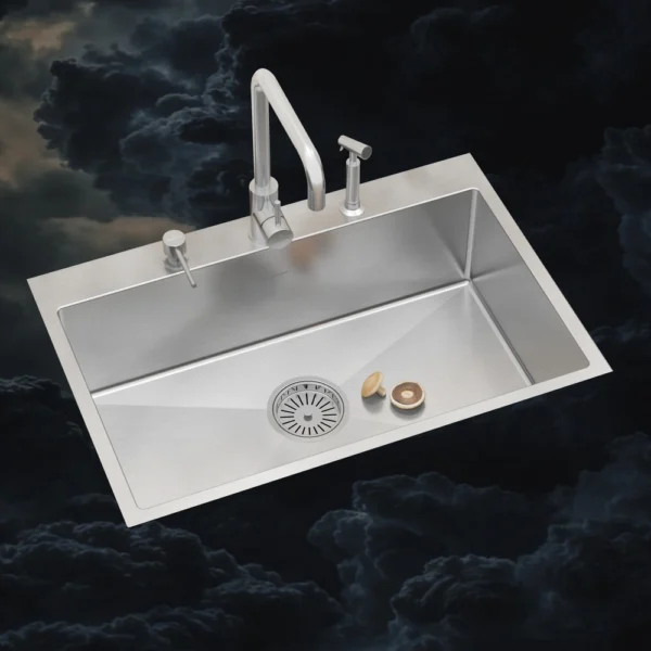 TS605SS Single Bowl Kitchen Sink (760 x 510mm / 30 x 20)