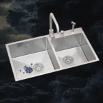 TS606DS Double Bowl Kitchen Sink (865 x 510mm / 34 x 20)