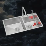 TS607DS Double Bowl Kitchen Sink (915x510mm / 36x20)