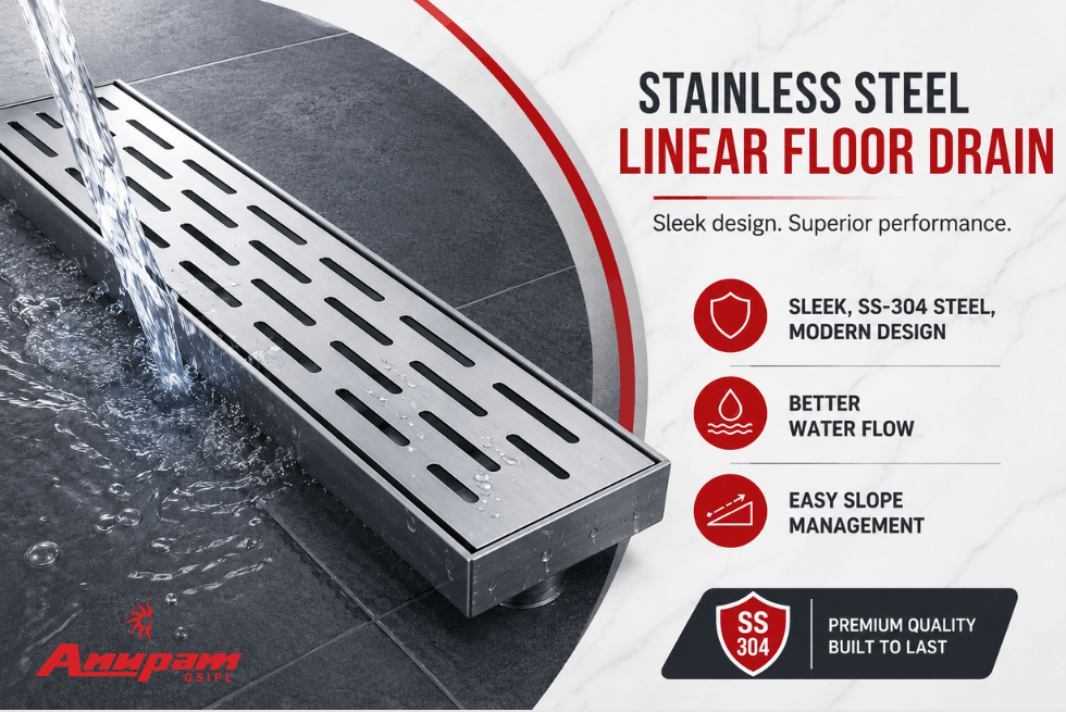 Linear Floor Drains The Perfect Drainage Solution for Contemporary Bathroom