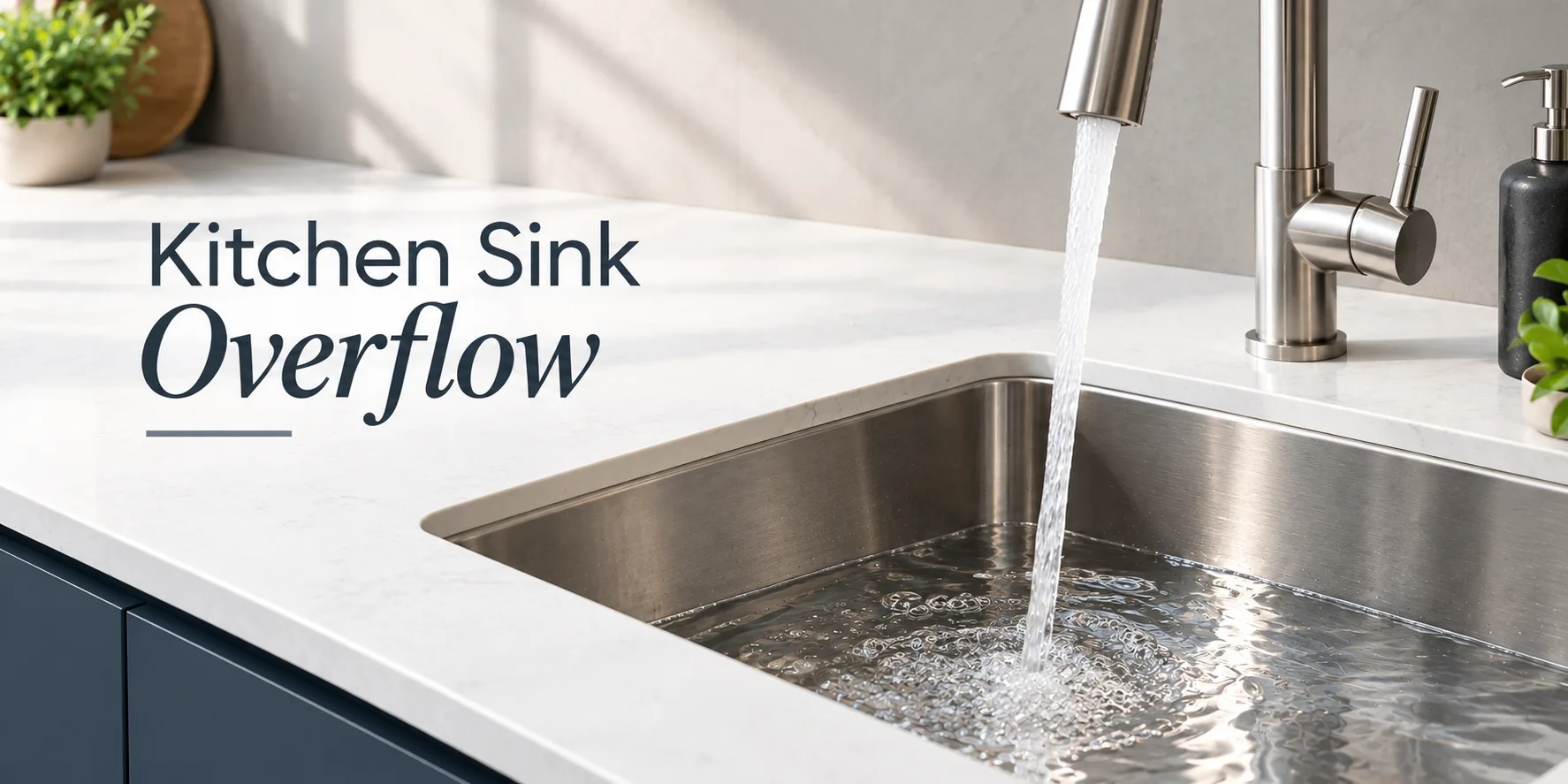 Unblock Kitchen Sink Overflow